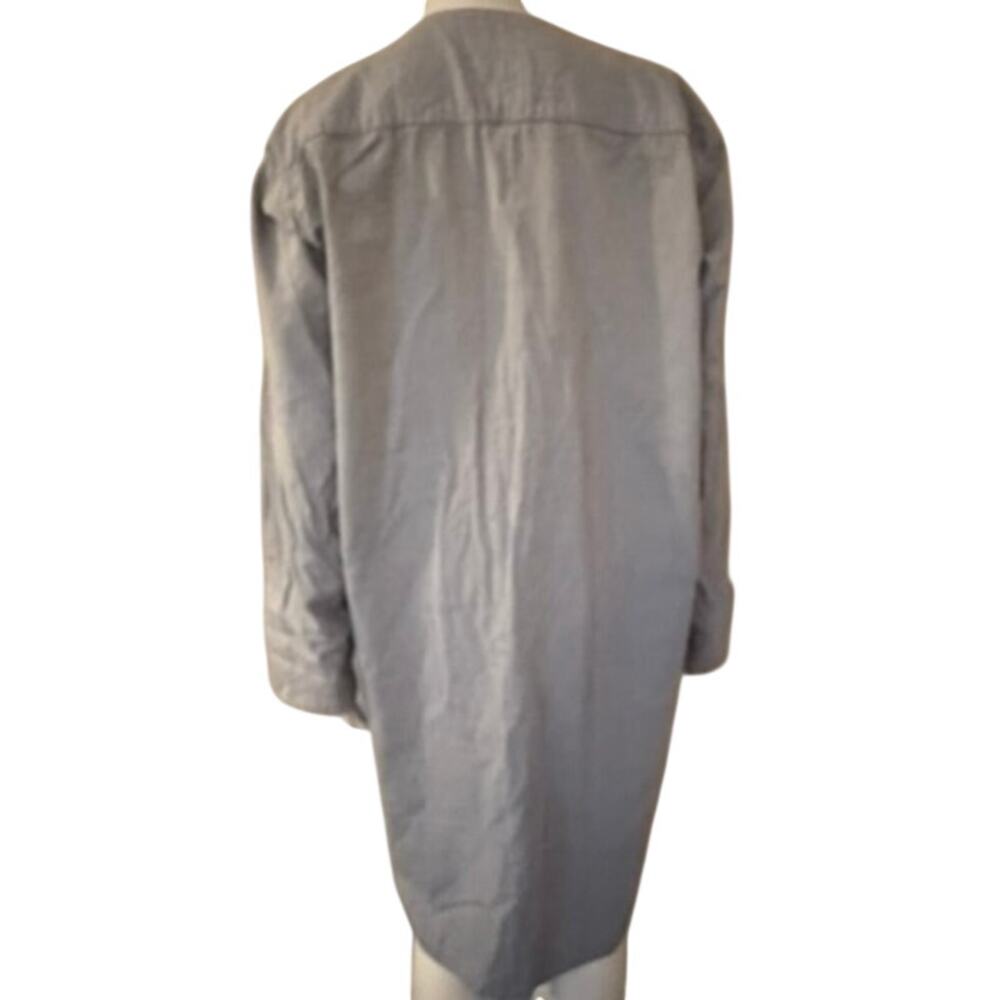 Polo Ralph Lauren Nightshirt Blue Button Front Sleep Shirt Mens Medium Unisex - Picture 5 of 5